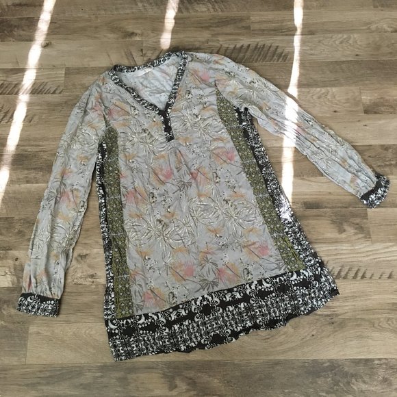 Pippa Tunic Old Rose Blouse - Picture 4 of 16